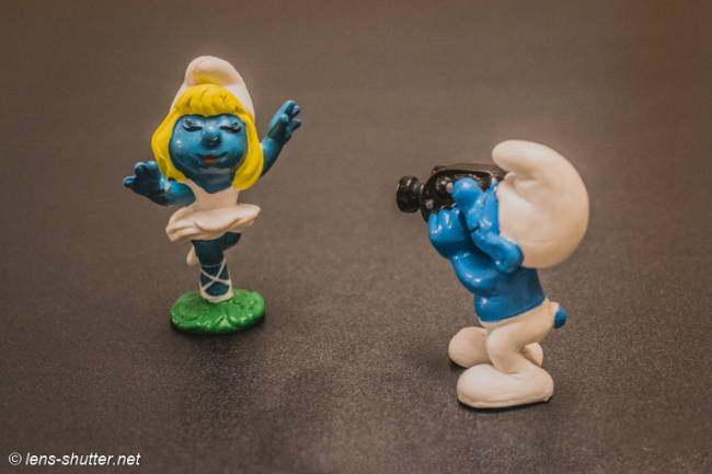 Ballerina Smurf Schooting